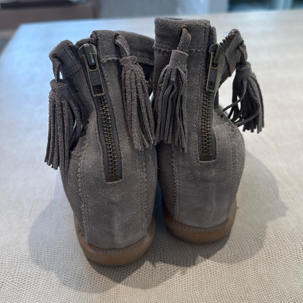 Isabel Marant suede perforated booties